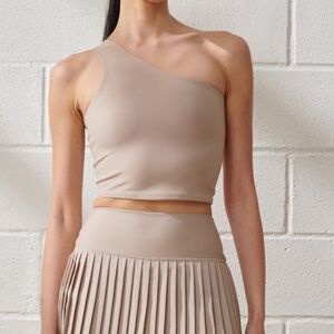 Abercrombie & Fitch Bra Tank - YPB sculptLUX One-Shoulder Strappy-Back Slim Tank